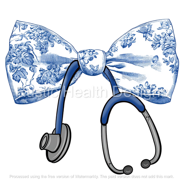 Stethoscope Bow T-Shirt Transfer