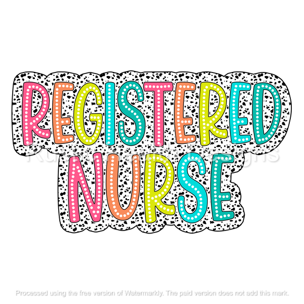 Registered Nurse T-Shirt Transfer