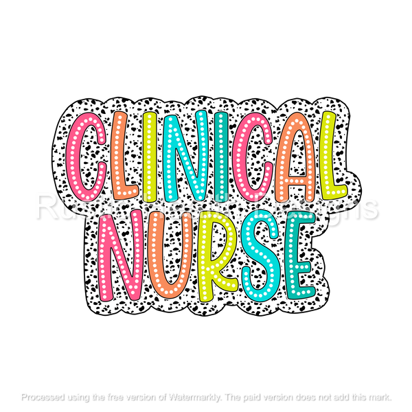 Clinical Nurse T-Shirt Transfer