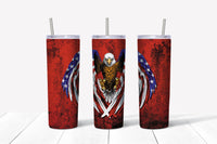 American Eagle 20oz Straight Tumbler Transfer