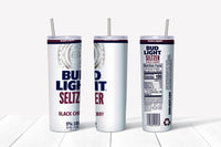 Bud Light Seltzer Black Cherry 20oz Straight Tumbler Transfer