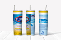 Clorox Lemon 20oz Straight Tumbler Transfer