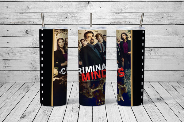 Criminal Minds 20oz Straight Tumbler Transfer