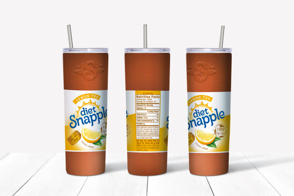 Diet Snapple - Lemon Tea 20oz Straight Tumbler Transfer