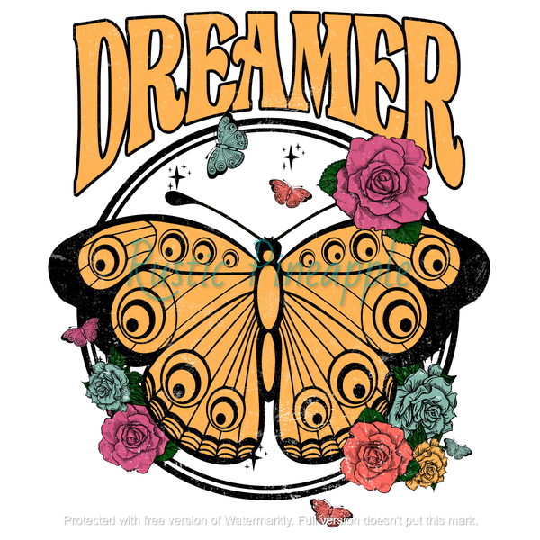 Butterfly Dreamer T-Shirt Transfer