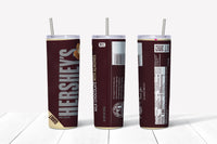 Hershey Almond 20oz Straight Tumbler Transfer