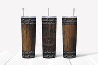 Jack Dark Barrell 20oz Straight Tumbler Transfer