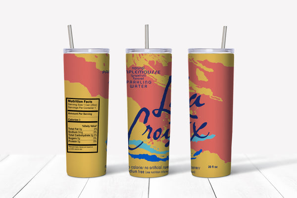 LA Croix 20oz Straight Tumbler Transfer