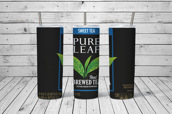 Pure Leaf Tea 20oz Straight Tumbler Transfer