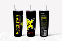 Rockstar Energy 20oz Straight Tumbler Transfer