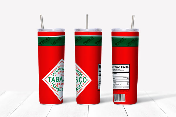 Tabasco Original 20oz Straight Tumbler Transfer