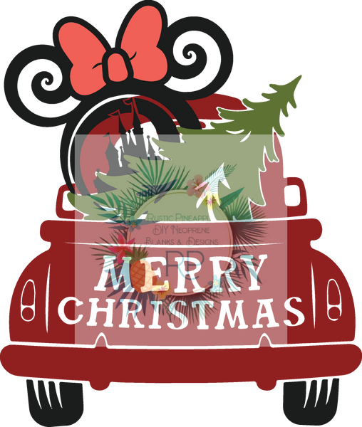 SALE - Minnie Merry Christmas DTF Transfer