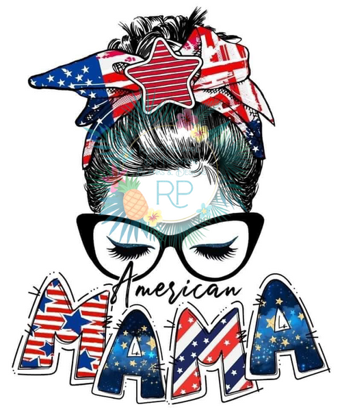 American Mama T-Shirt Transfer