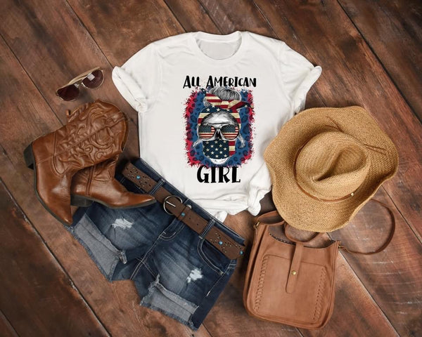 All American Girl T-Shirt Transfer