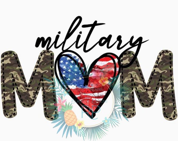 Military Mom T-Shirt Transfer