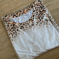 SALE - RTS Faux Cheetah Bleached Shirts