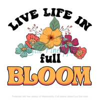 Full Bloom T-Shirt Transfer