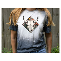 Western Bull Skull T-Shirt