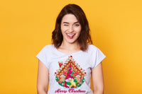 Merry Christmas Gingerbread Gnome T-Shirt Transfer